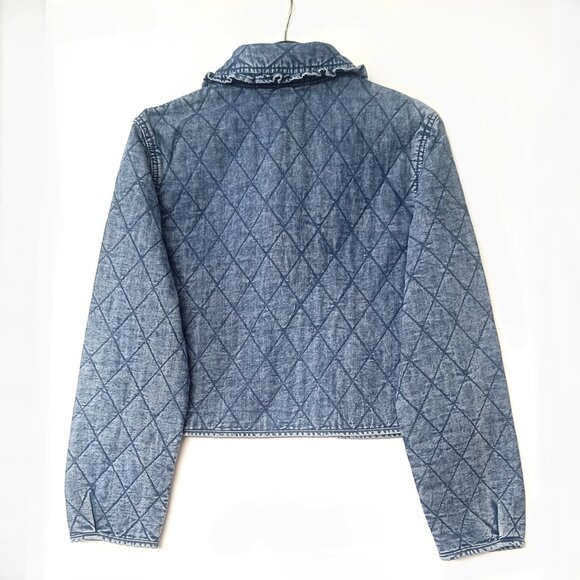 H&M Blue Quilted Jacket - Picture 6 of 8